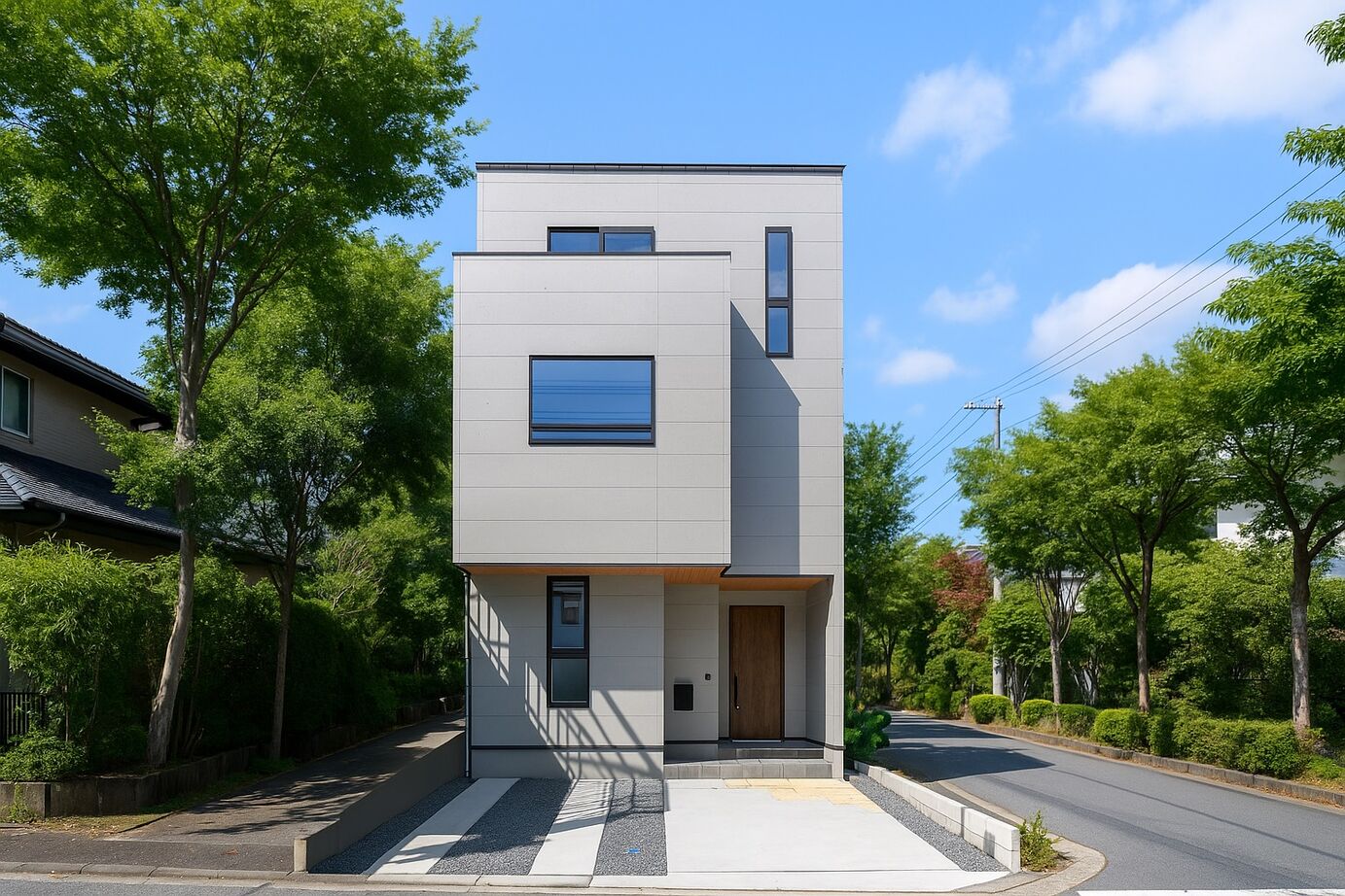 サブライムホーム（SUBLIME HOME） 【本体価格2143万円/間取図あり】明るさが開放感を演出。一級建築士と建てたスタイリッシュな狭小3階建ての建築実例画像1