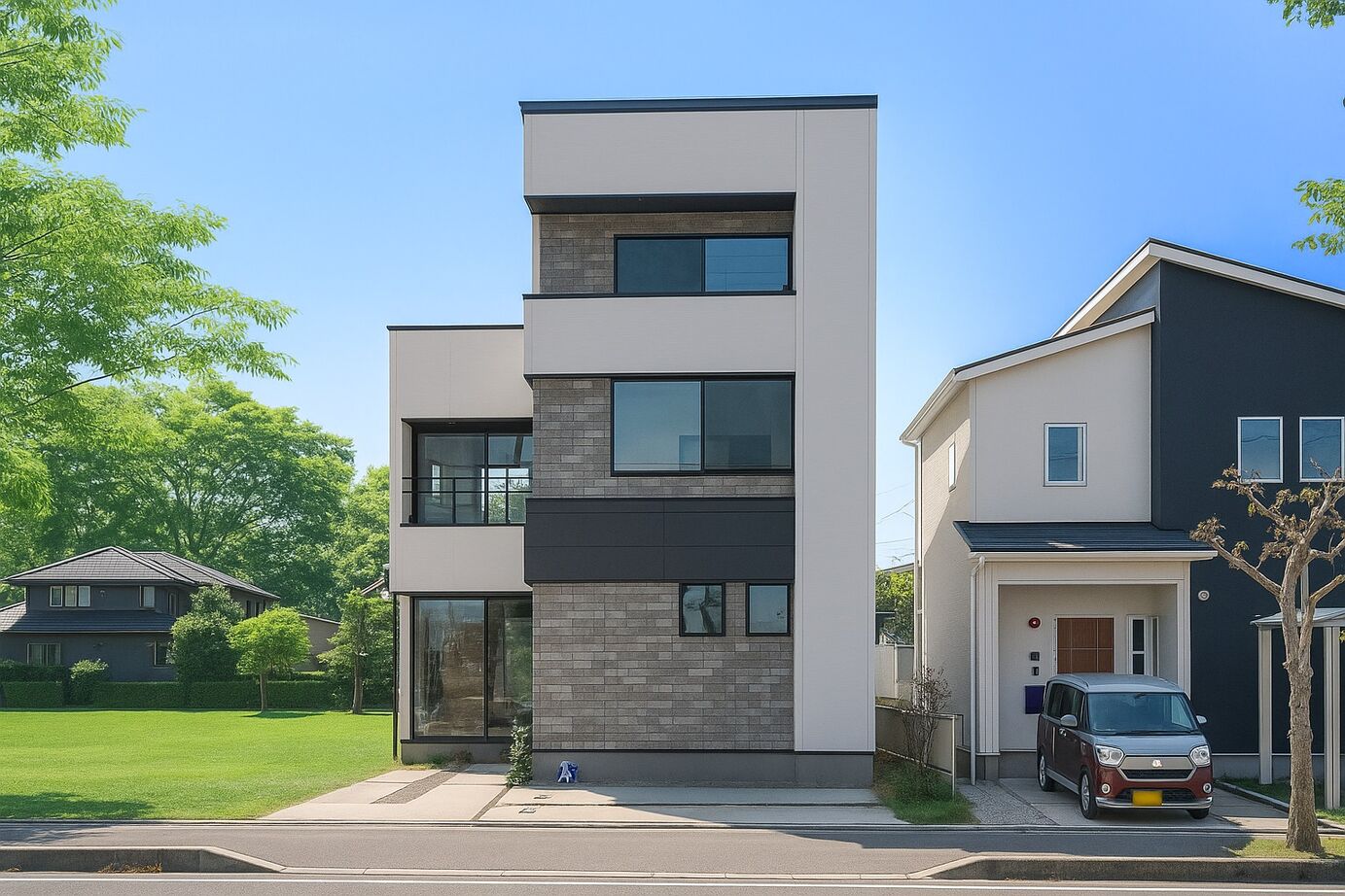 サブライムホーム（SUBLIME HOME） 【本体価格2287万円/間取図あり】都会的で洗練された高級感をまとう、アーバンラグジュアリーな邸宅の建築実例画像1