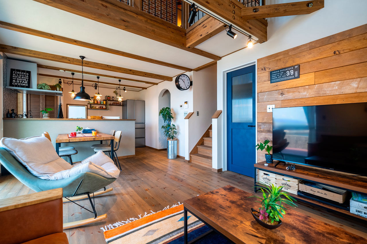 村越建設／BinO東三河 【蒲郡市｜1000万円台×33坪×平屋風】高めの基礎で爽快な見晴らし。「旅先よりも寛げる」リゾート気分の家の建築実例画像2