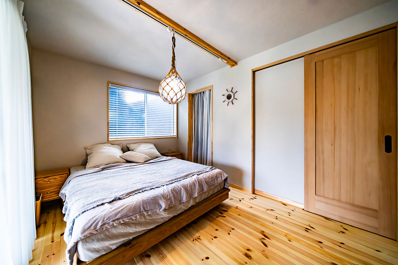 村越建設／BinO東三河 【豊橋市｜1000万円台後半×26坪×平屋】半外の趣味空間やウッドデッキでアウトドア気分を楽しめる家の建築実例画像7