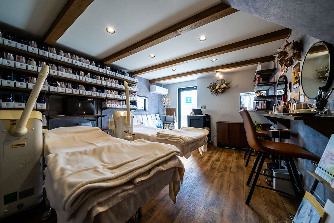 村越建設／BinO東三河 【蒲郡市｜1000万円台×32坪×スキップフロア】モデルハウスの間取り?開放感をベースに叶えた店舗兼用住宅の建築実例画像3