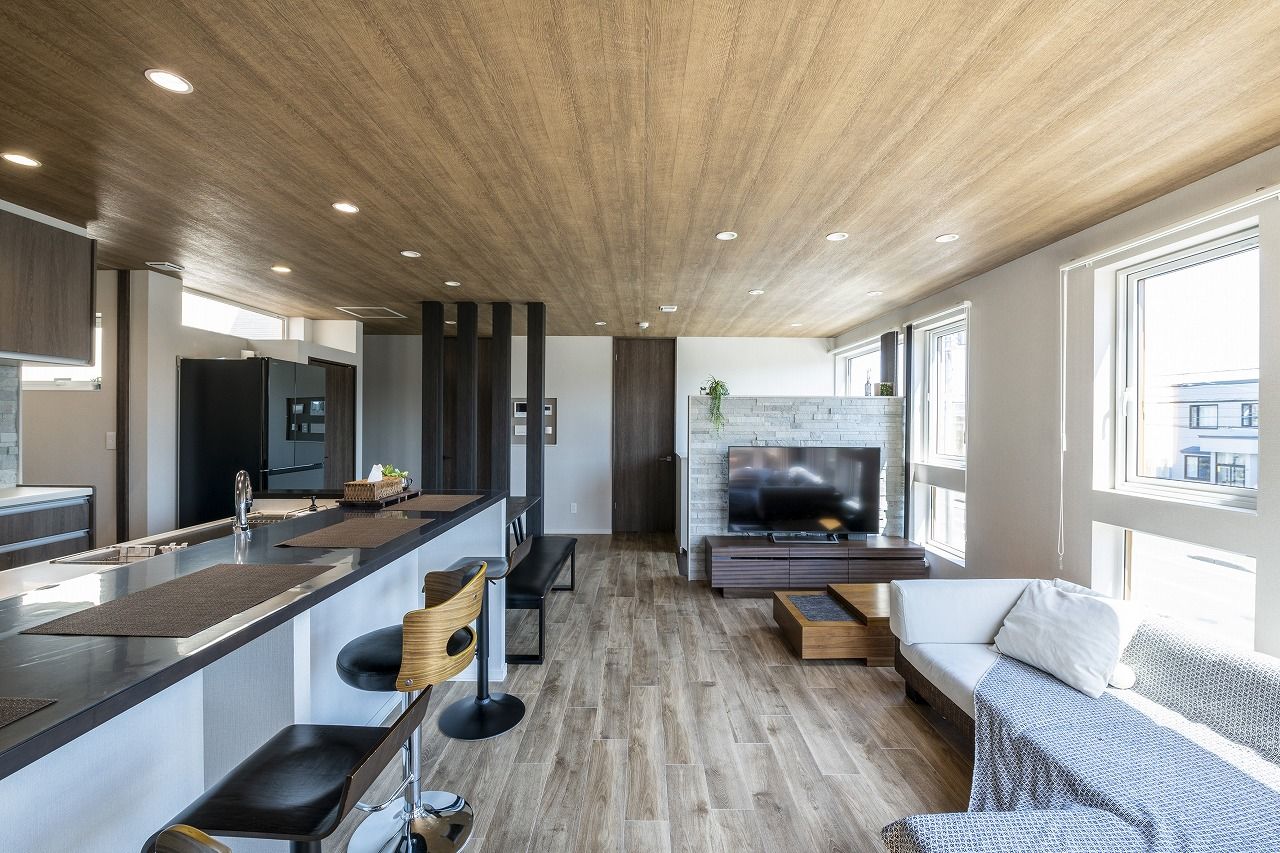 アーキテックプランニング 【3000万円台前半/間取図有】個性を活かした隣居スタイル二世帯住宅。ランニングコストも大満足の家の建築実例画像4