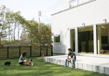 アーキテックプランニング 【2500～3000万円】緑の景観を存分に取り込む家　憩いの空間を随所にプランの建築実例画像5