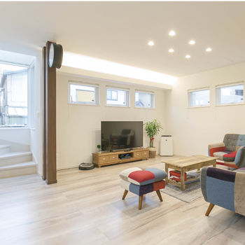 アーキテックプランニング 【2000～2499万円/間取図有/4LDK/事務所兼住宅】達成感を味わえた家づくり　冬も快適な高性能にも満足の建築実例画像1