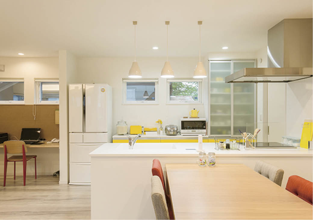 アーキテックプランニング 【2000～2499万円/間取図有/4LDK/事務所兼住宅】達成感を味わえた家づくり　冬も快適な高性能にも満足の建築実例画像4