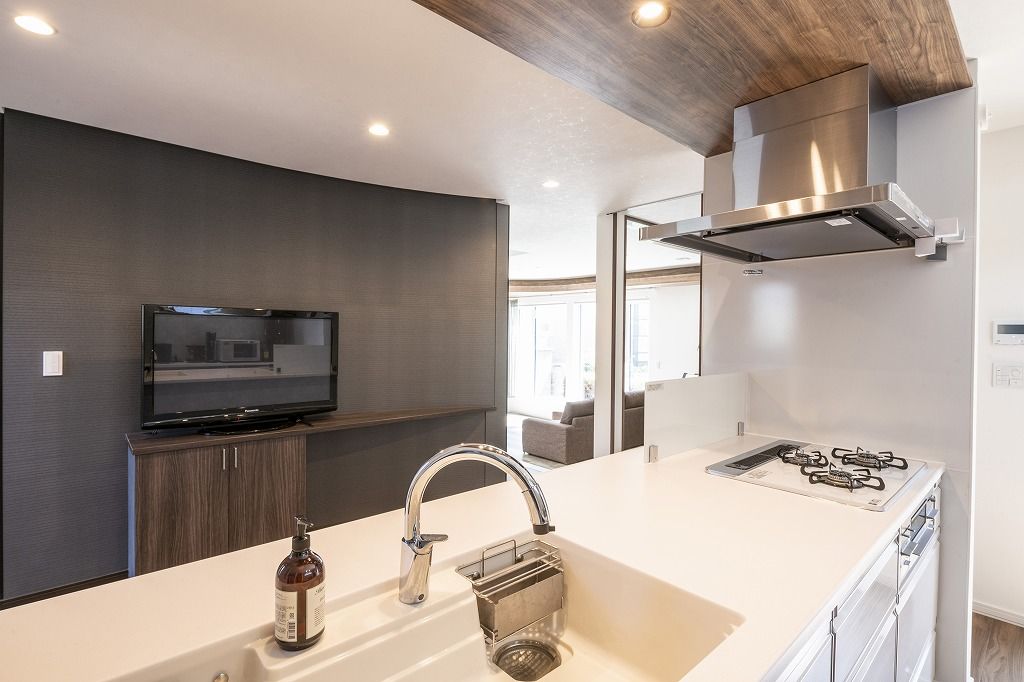 アーキテックプランニング 【2000～2499万円/間取図有/4LDK】曲線と直線が美しい。スキップフロア等随所にこだわりを詰め込んだ住まいの建築実例画像5