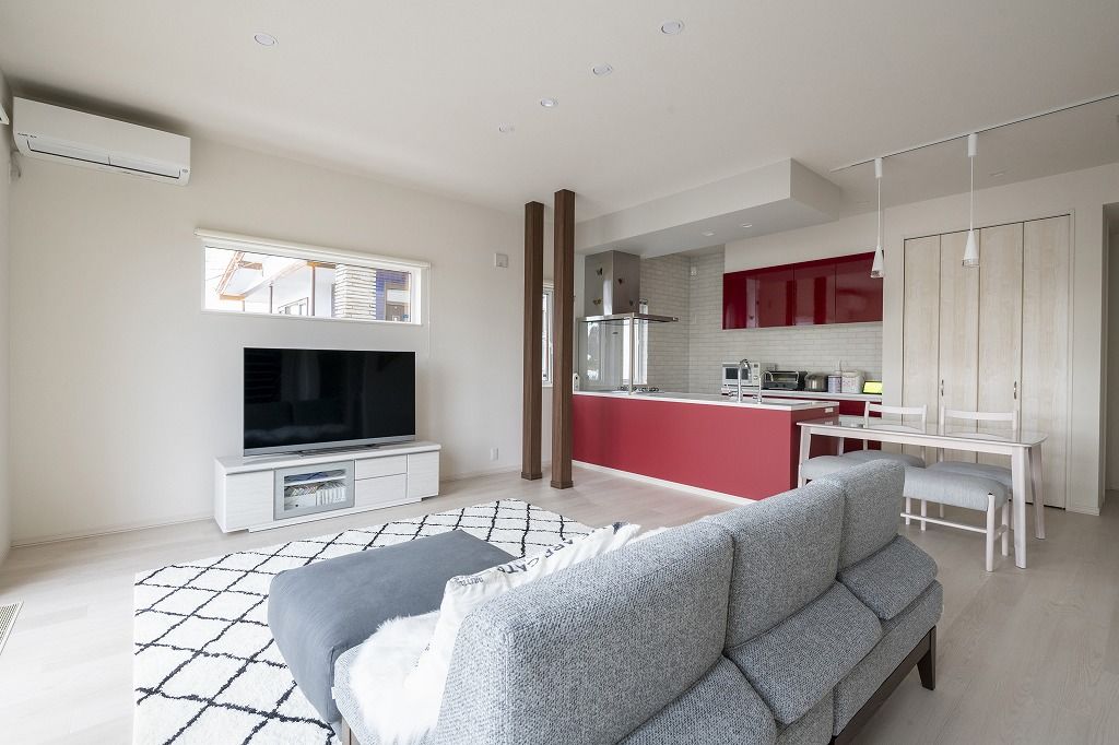 アーキテックプランニング 【2500～2999万円/間取図有/5LDK】カラーセレクトにこだわった、建替えで実現した二世帯住宅の建築実例画像3