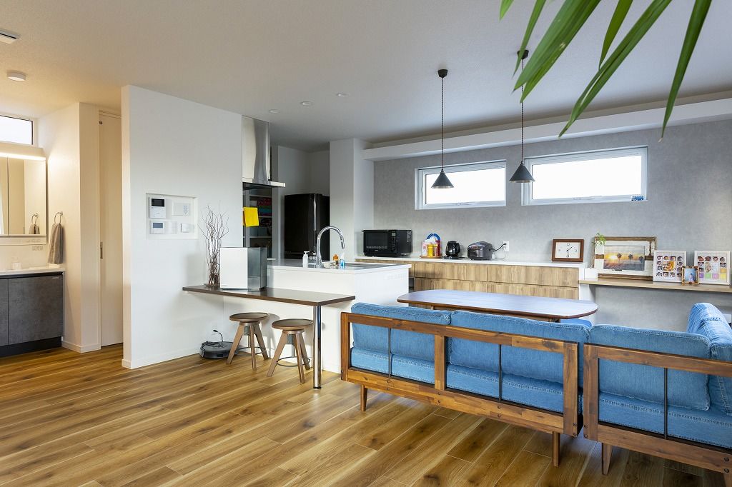 アーキテックプランニング 【2500～2999万円/間取図有/4LDK】ビーチリゾート風の注文住宅が完成、ご夫婦のこだわりが詰まった住まいの建築実例画像4