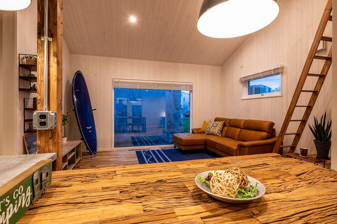 榎本建設 【2000万円台後半｜平屋】柱のキズも落書きも愛着になる。自然素材をふんだんに使った住まいの建築実例画像4