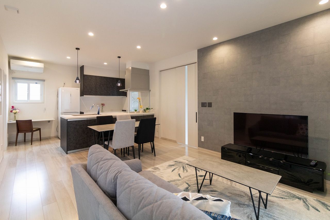 オネスティーハウス　石田屋 【家事楽/40坪/間取図有】洗練されたデザインに、快適に暮らせるアイデアがいっぱいの建築実例画像