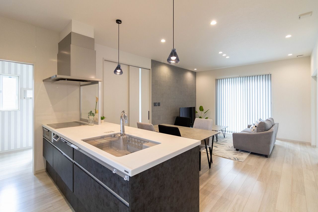 オネスティーハウス　石田屋 【家事楽/40坪/間取図有】洗練されたデザインに、快適に暮らせるアイデアがいっぱいの建築実例画像2