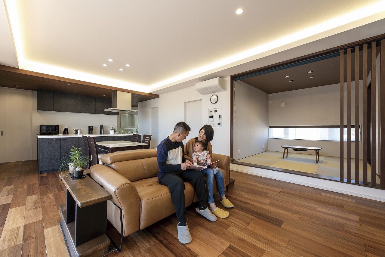 オネスティーハウス　石田屋 【平屋/太陽光蓄電池付/35坪】お気に入りのデザインで、理想の暮らし方を実現！外と繋がりのびのび暮らすの建築実例画像4