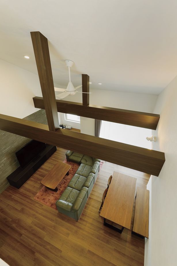 オネスティーハウス　石田屋 【平屋/間取図有】モデルハウスの外観に一目惚れ。平屋のような２階建ての住まいの建築実例画像4