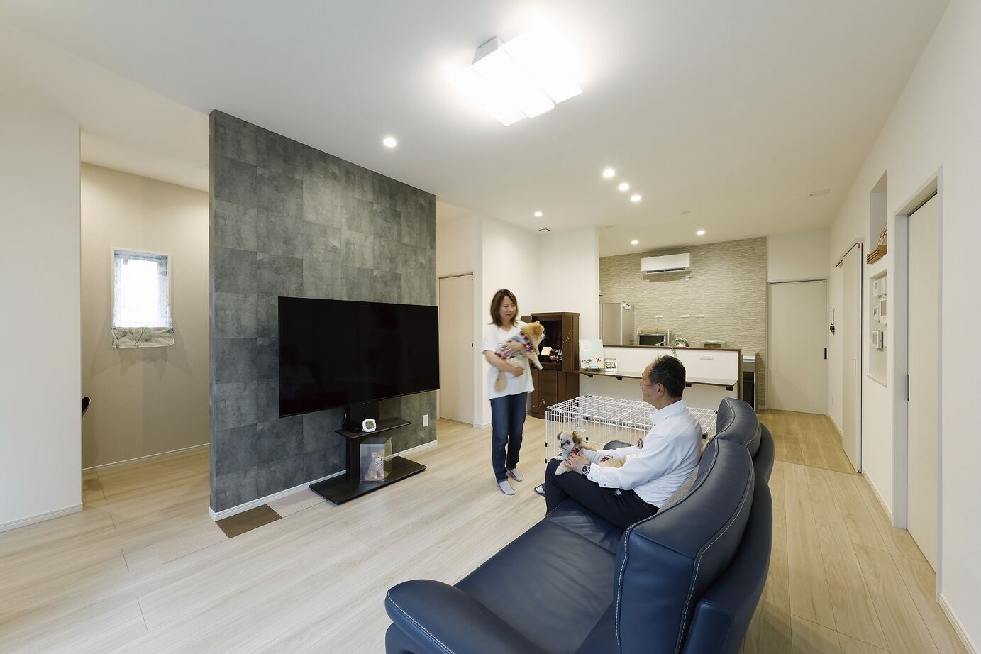 オネスティーハウス　石田屋 【平屋/太陽光蓄電池付/間取図有】ドッグラン＆高断熱の居心地人もワンちゃんも快適な平屋の建築実例画像2