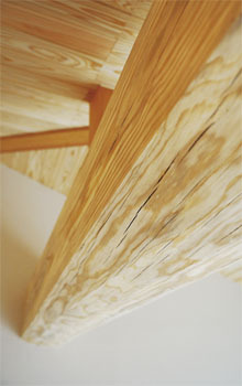 福永工務店　一級建築士事務所 【1000万円台】無垢材の栗、杉、檜、松 深呼吸したくなる木の香りと温もりを感じる　自然素材の多収納な家の建築実例画像2