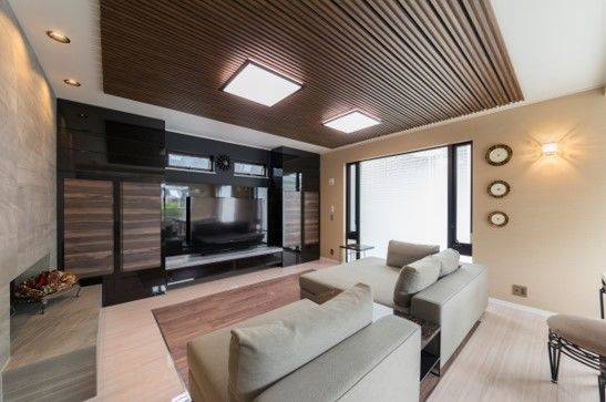 住友不動産ハウジング 【おしゃれ／約59坪】リビングに自然と家族が集う、間取りや素材など細部までこだわり抜いた家づくりの建築実例画像2