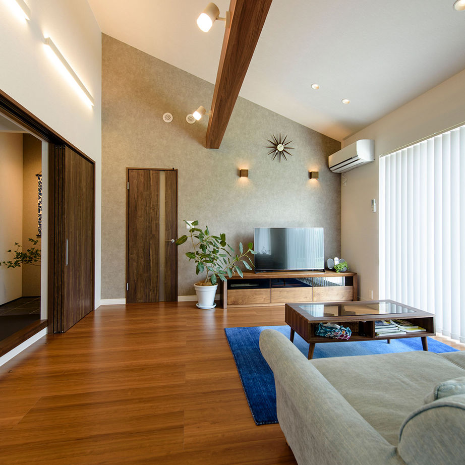 セキスイハイム 共働き夫婦の家事と子育てをスムーズに。インテリアも動線もこだわった、庭とつながり、家族とつながる平屋の建築実例画像4