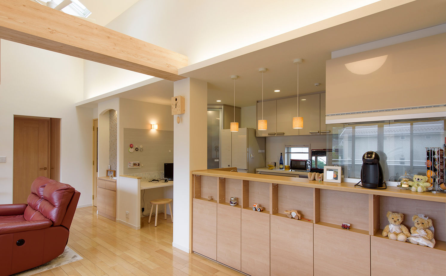 セキスイハイム 理想の子育て環境と、ワンフロアで生活できる便利さをかなえた完全分離型二世帯住宅の建築実例画像3