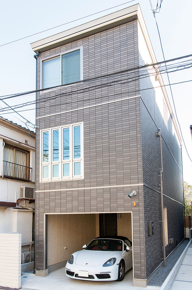 セキスイハイム 【45.9坪/夫婦】大きな窓から空と緑の眺めを楽しむ、フロアごとに趣の異なる都会の３階建て住宅の建築実例画像10