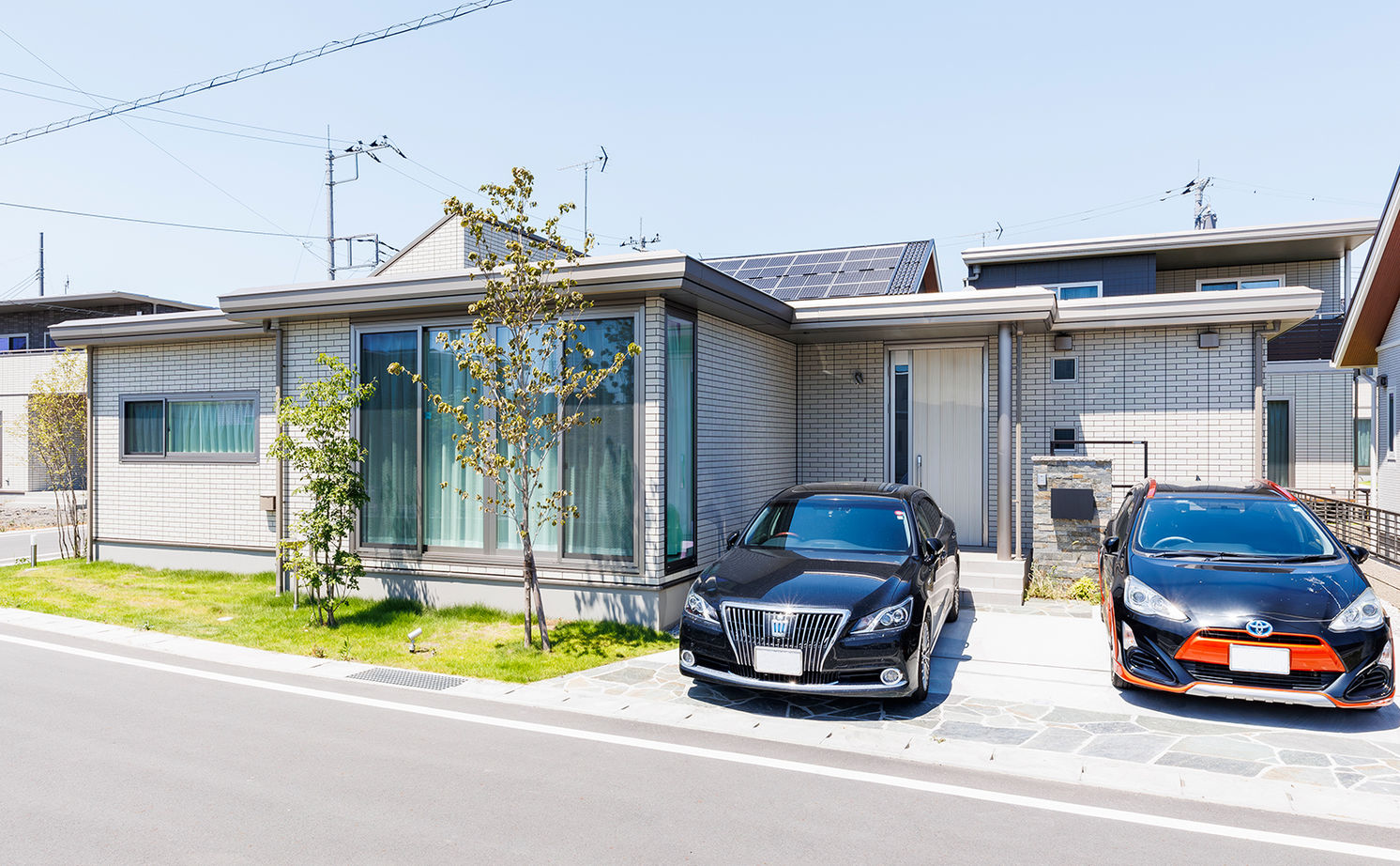 セキスイハイム 【34.2坪/夫婦】平屋×回遊動線で家事も移動もスムーズに。ストレスを軽減するスタイリッシュな住まいの建築実例画像2