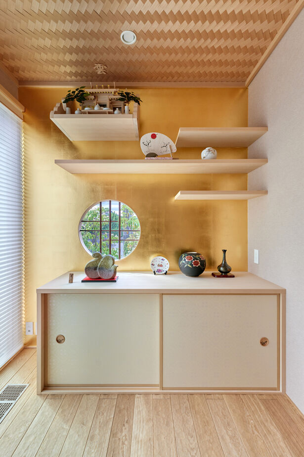 セキスイハイム 【134坪/両親+夫婦+子ども3人】和の伝統意匠と先進的な機能性が共鳴する、自然素材の息づく上質な住まいの建築実例画像15