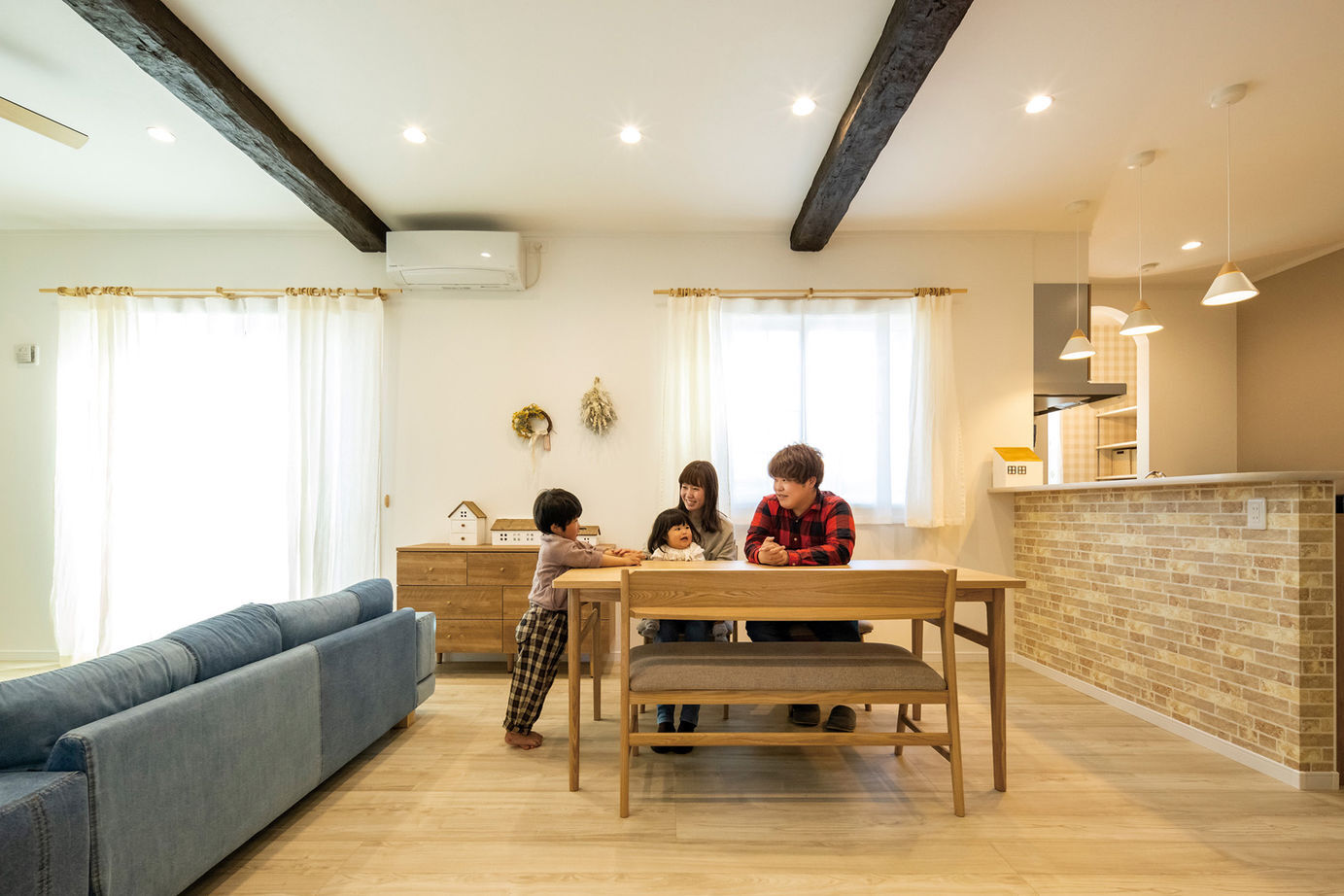 ロビンスジャパン 【1000万円台/33坪/間取り/輸入住宅×シンプルインテリア】20代で建てたアメリカン＆カジュアルハウスの建築実例画像2