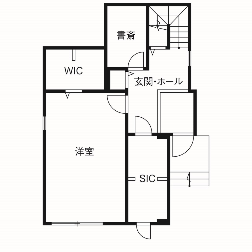 ロビンスジャパン 【2000万円台/39.3坪/屋上バルコニー/間取り図公開】毎日がリゾートライフ！きらめく海を感じて暮らす家の間取り図（1LDK＋メインリビング）1階