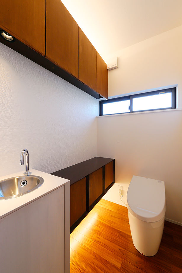 大政建築 【2000万円台/平屋/間取り図】ビルトインガレージのある平屋。塗り壁や無垢材を活かした、和モダンの平屋の建築実例画像12