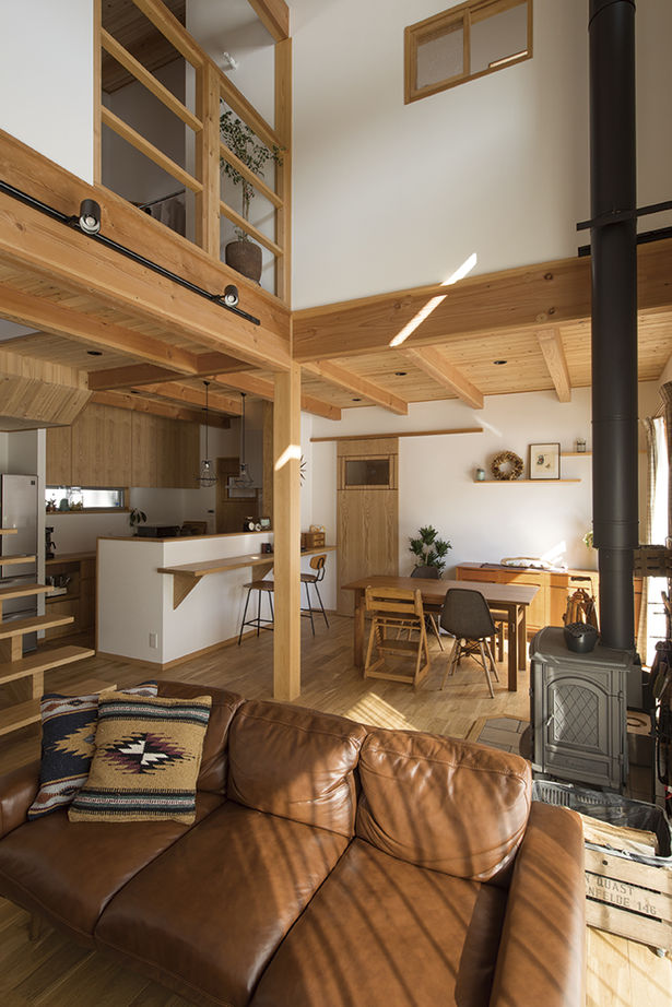 大政建築 【2000万円台/40坪台/理想の間取り/ガレージ/駐車2台可】自然に溶け込む、アウトドアライフを楽しむ住まいの建築実例画像5