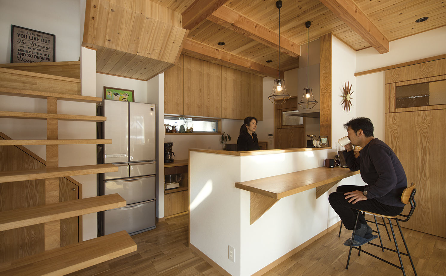 大政建築 【2000万円台/40坪台/理想の間取り/ガレージ/駐車2台可】自然に溶け込む、アウトドアライフを楽しむ住まいの建築実例画像7