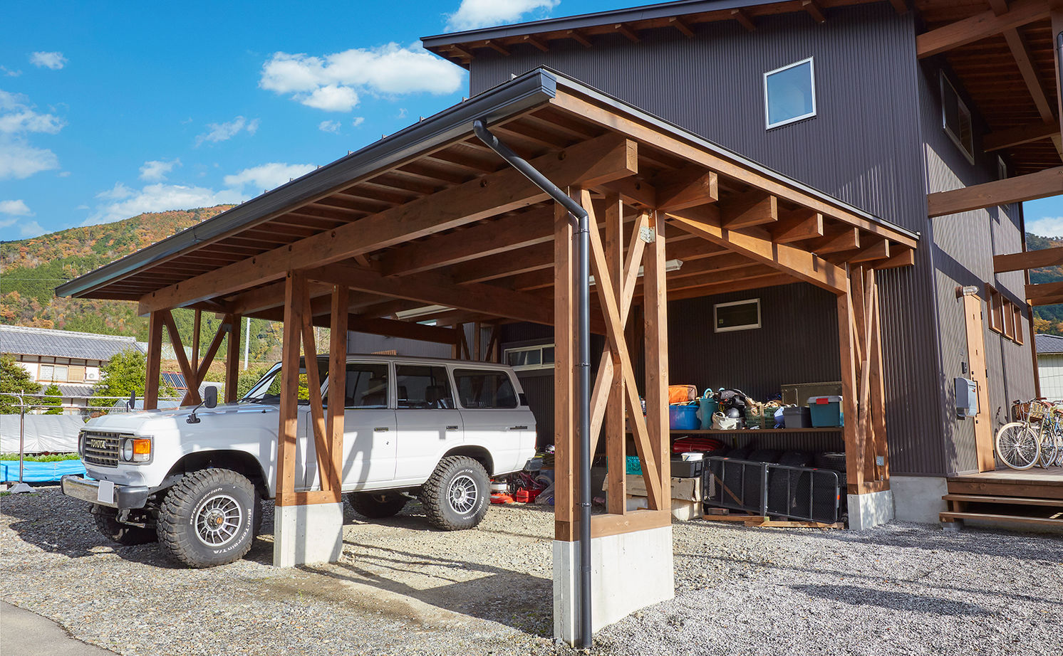 大政建築 【2000万円台/40坪台/理想の間取り/ガレージ/駐車2台可】自然に溶け込む、アウトドアライフを楽しむ住まいの建築実例画像19