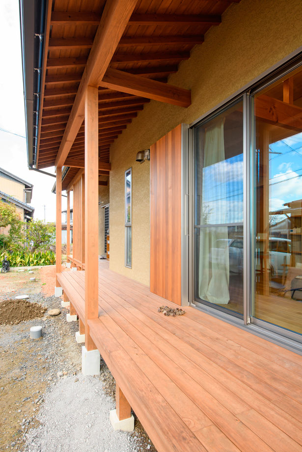 大政建築 【岐阜県/平屋/2000万円台/30坪/間取り図】床・壁・天井すべて自然素材。和モダンな平屋で憧れの田舎暮らしの建築実例画像7