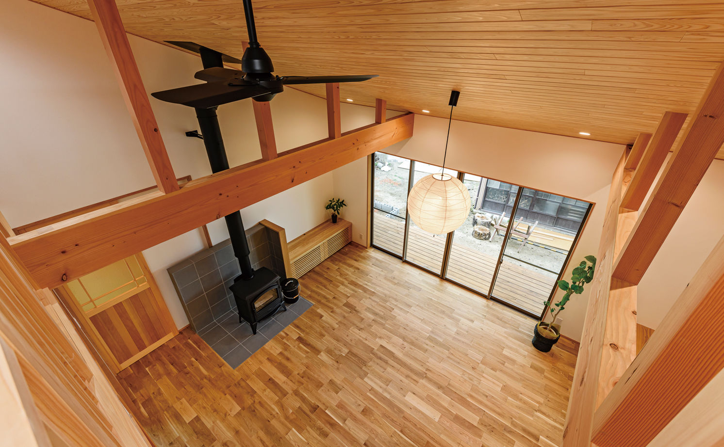 大政建築 【岐阜県/平屋/2000万円台/30坪/間取り図】床・壁・天井すべて自然素材。和モダンな平屋で憧れの田舎暮らしの建築実例画像16