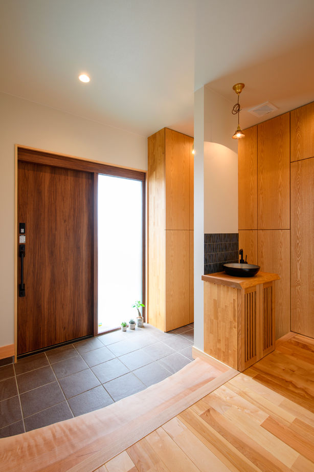 大政建築 【平屋/30坪台/3LDK】造作キッチンなど隅々まで想いを反映。和の趣あふれる平屋の住まいの建築実例画像6