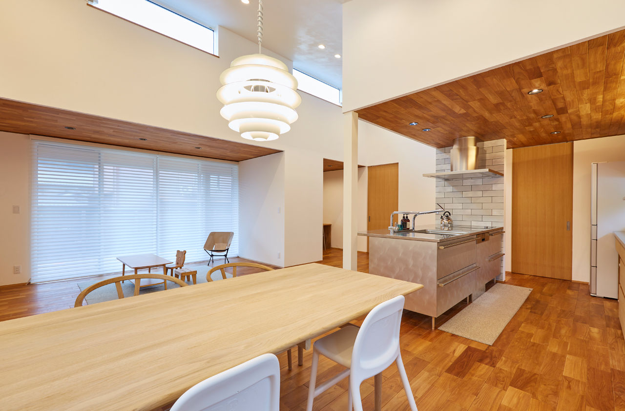 大政建築 【平屋/40坪台/理想の間取り】シンプルデザインの平屋。塗り壁や無垢材の素材感を楽しむ、ゆとりある平屋の建築実例画像3