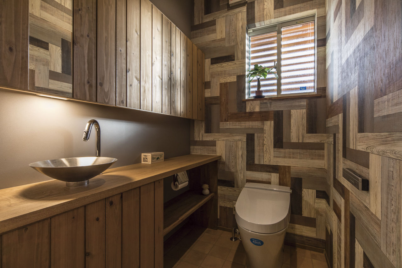 大政建築 【平屋/2000万円台/2LDK/吹き抜け/間取り図】薪ストーブに大きな外部ストレージ、趣味を満喫できる平屋の建築実例画像9