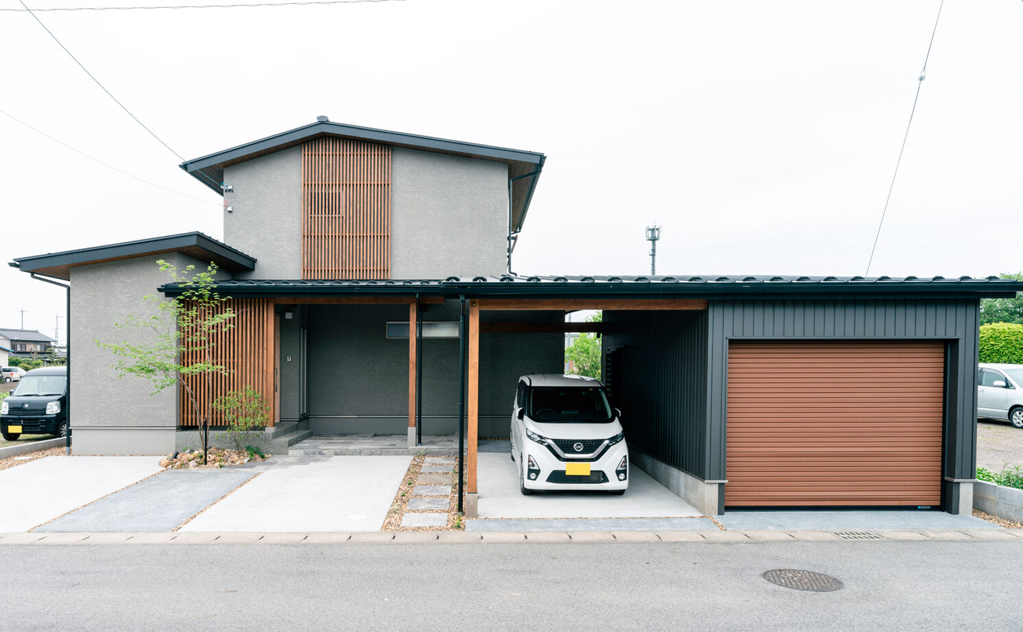 大政建築 【岐阜県/3000万円台/和モダン/ガレージ/間取図有】天然素材にこだわった、空気の違いを感じる和モダンな家の建築実例画像3