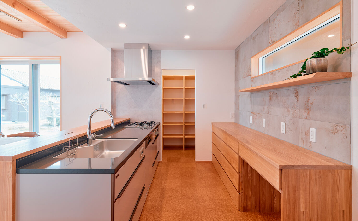 大政建築 【岐阜県/3000万円台/和モダン/ガレージ/間取図有】天然素材にこだわった、空気の違いを感じる和モダンな家の建築実例画像9