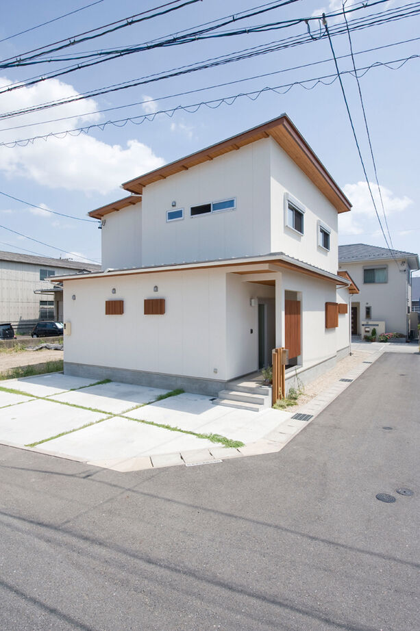 大政建築 【岐阜市/ナチュラル/ゆとりの間取り】好きなものを丁寧に選んで。ナチュラルな素材感に癒される家の建築実例画像2