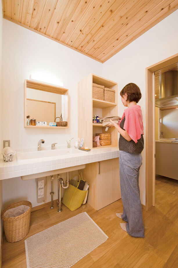 大政建築 【岐阜市/ナチュラル/ゆとりの間取り】好きなものを丁寧に選んで。ナチュラルな素材感に癒される家の建築実例画像4