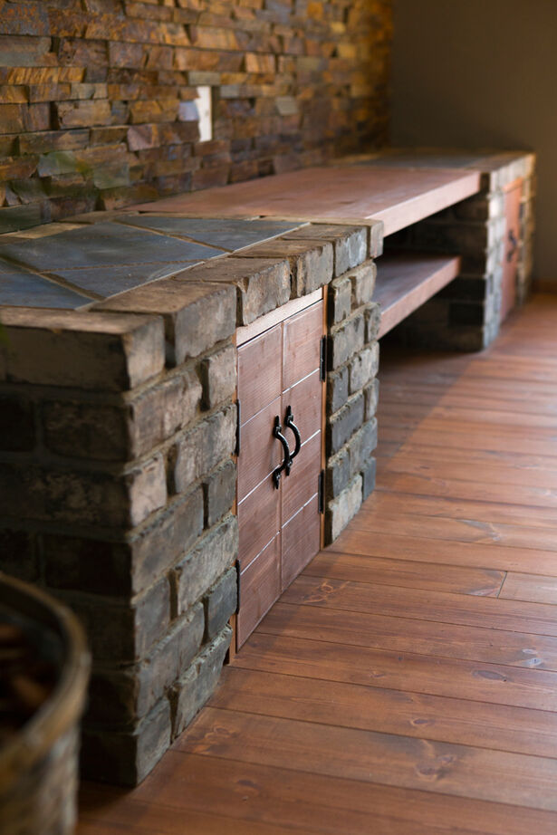 大政建築 【岐阜市/30坪台の間取り】素材や色使いで自分らしく。ビストロ風キッチンで腕を振るう毎日の建築実例画像5