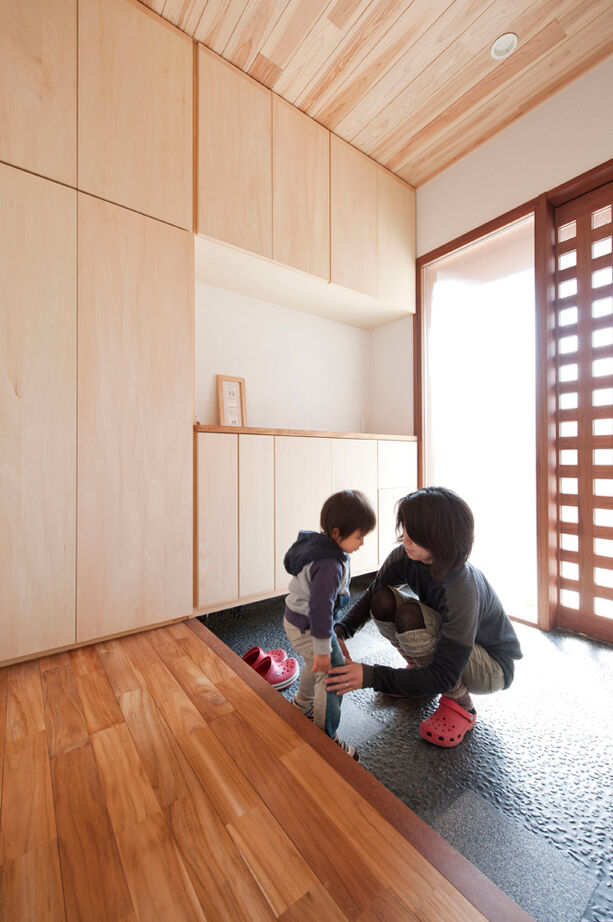 大政建築 【岐阜市｜小上がりの畳スペースが中心の間取り】リビングは不要！畳スペースが家族だんらんの場所の建築実例画像5