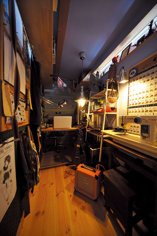 大政建築 【岐阜市/30坪/変形地を活かした間取り】角地×変形地に映えるログハウスのようなコンパクトハウスの建築実例画像5