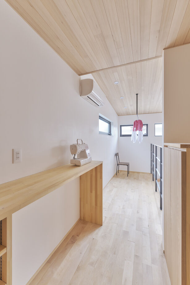 大政建築 【愛知県/和モダン/自然素材】住宅地で素材感と開放感を楽しむ、無垢材や漆喰の質感が際立つ和モダンな家の建築実例画像18