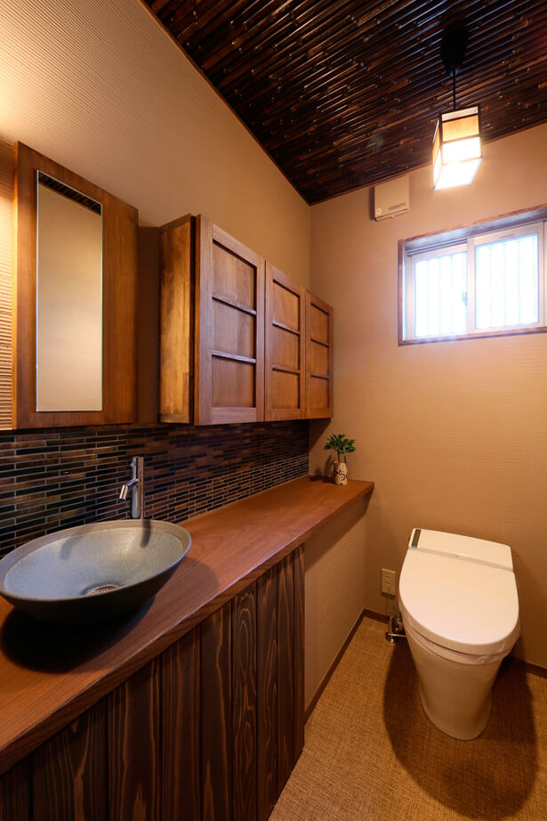 大政建築 【岐阜市｜和モダン｜暮らしやすい間取り】旧宅の思い出を残して。風情ある格子や石畳が印象的な家の建築実例画像8