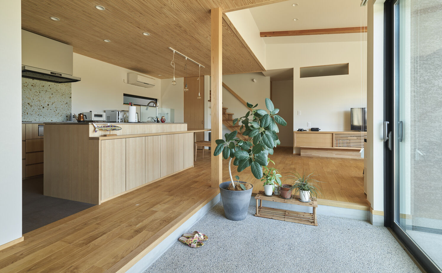 大政建築 【愛知県/2000万円台/平屋/間取図有】景色を切り取った窓と土間が心地よい「和」を感じる平屋の住まいの建築実例画像3