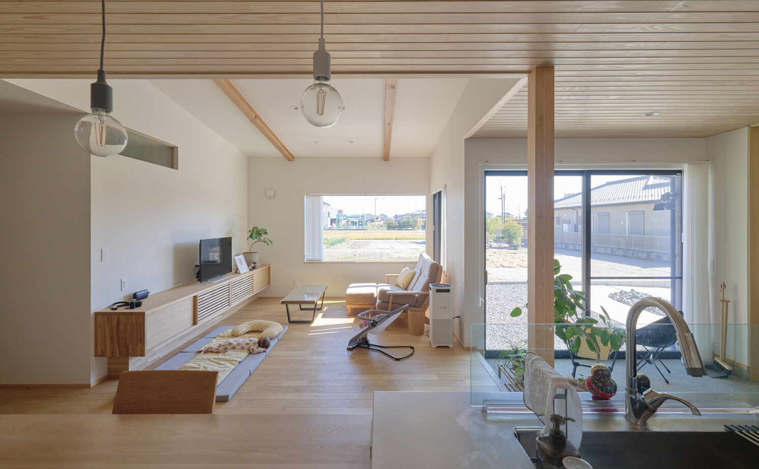 大政建築 【愛知県/2000万円台/平屋/間取図有】景色を切り取った窓と土間が心地よい「和」を感じる平屋の住まいの建築実例画像4