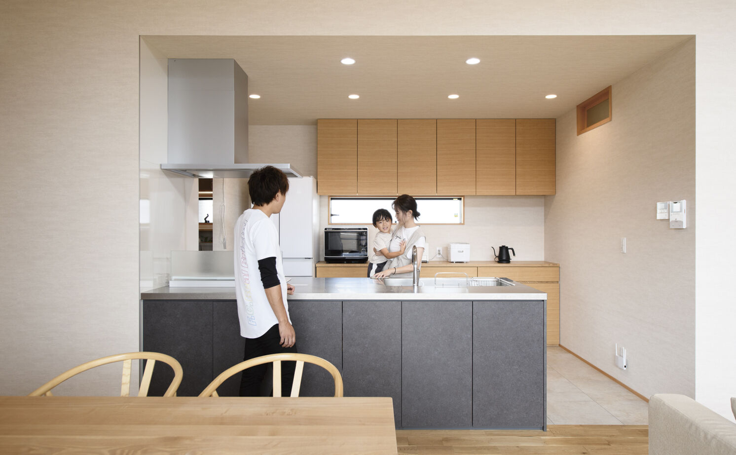 大政建築 【2000万円台/平屋/店舗併用/30坪台/間取り図】素材感豊かな造作家具が馴染む、動線にこだわった平屋建ての建築実例画像5