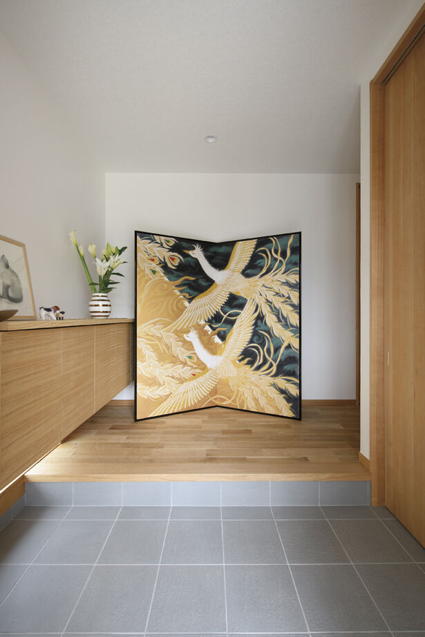 大政建築 【三重/2000万円台/平屋/和モダン/30坪台】木の温もりと職人の手仕事が活きた、アトリエのある平屋の住まいの建築実例画像11