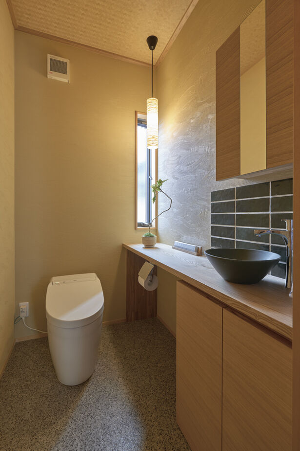 大政建築 【愛知県/3000万円台/薪ストーブ/間取図有】旅館のような非日常感を楽しむ、木や土の素材感が活きた住まいの建築実例画像10